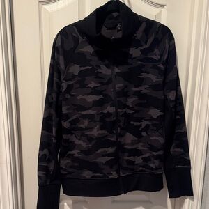 Athleta Black Camo Jacket